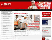 Tablet Screenshot of ljstuart.com.au